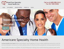 Tablet Screenshot of americaretx.com